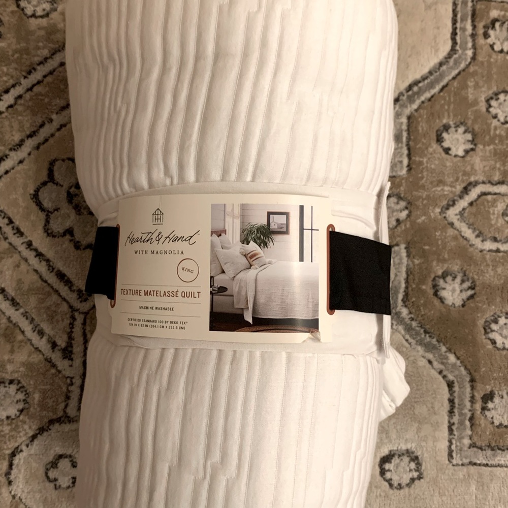 King Hearth & Hand Textured Matelasse Quilt